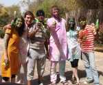 Our Holi crew at the end of the day